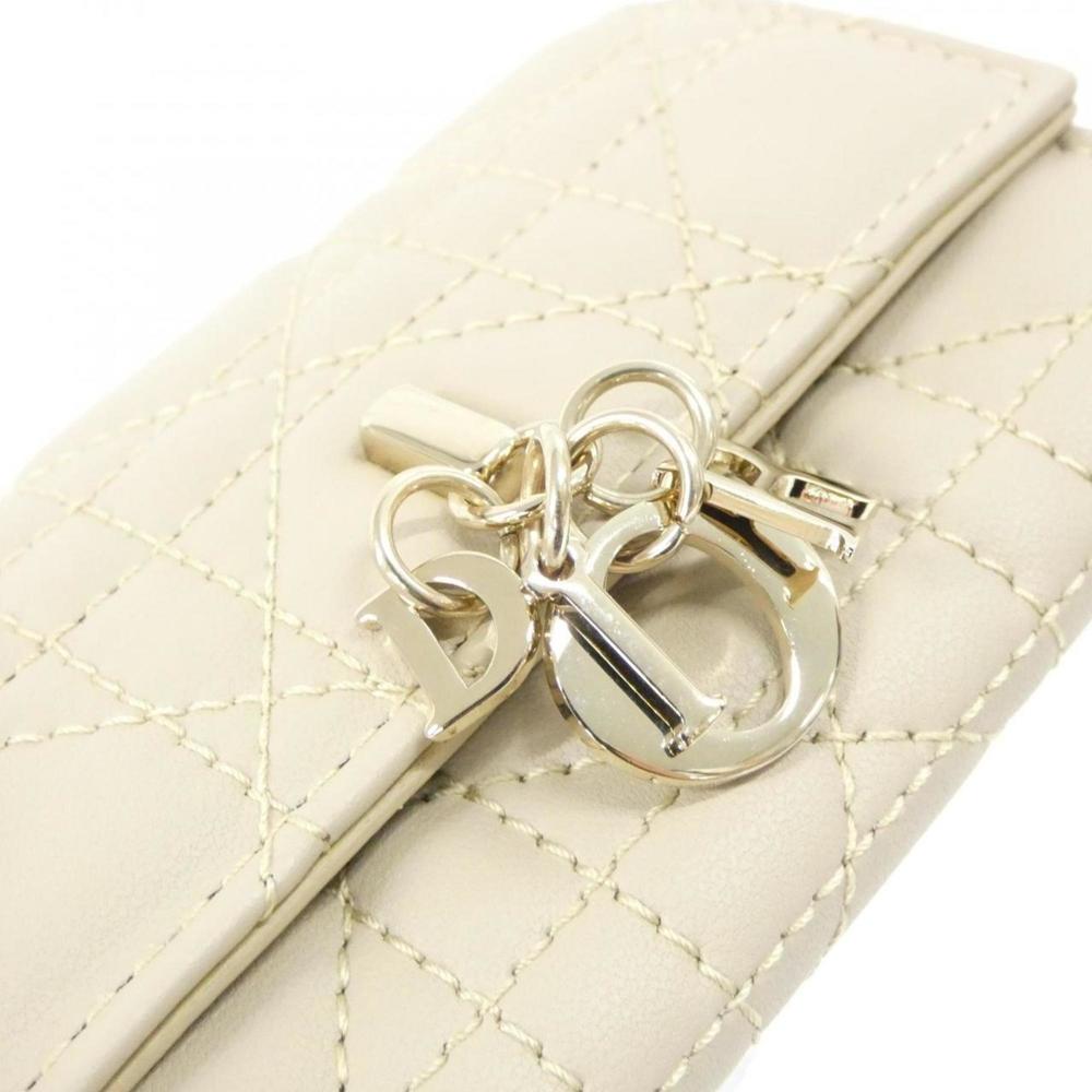 DIOR Cream Wallet - Picture 3 of 4